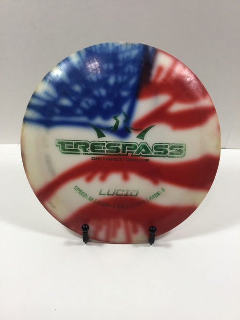 Vist Large View of Product Image Which is Used Dynamic Discs LUCID TRESPASS/DYE Disc Golf Driver White 174g