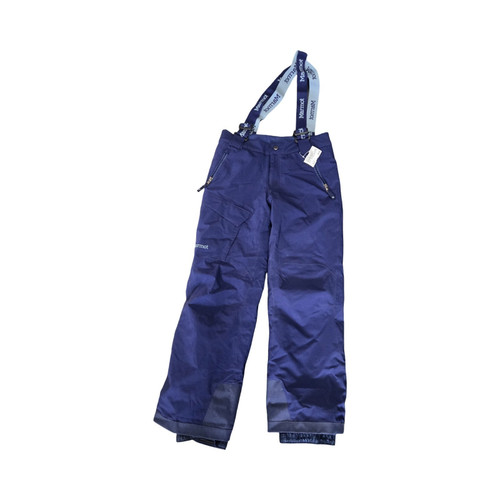 Vist Large View of Product Image Which is Used Marmot YTH EDGE SNOW PANTS SZ LG Snow Pants Y Navy Blue LG