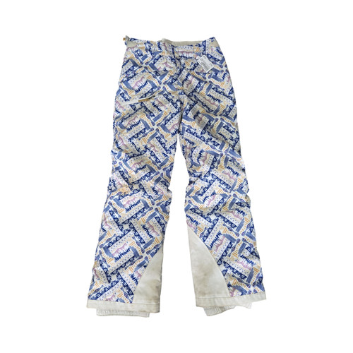 Vist Large View of Product Image Which is Used Patagonia INSULATED SNOW PANTS GIRLS LG Snow Pants Y White LG