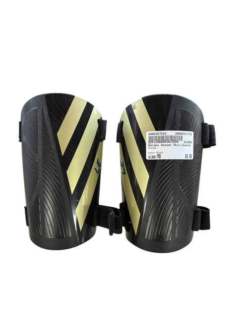 Vist Large View of Product Image Which is Used Adidas Soccer Shin Guards Junior Black MD