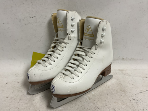 Vist Large View of Product Image Which is Used Jackson MYSTIQUE Girls Figure Skate White Junior 02