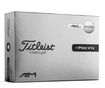 Vist Large View of Product Image Which is New Titleist -PRO V1X AIM 12 Pack - Golf Balls