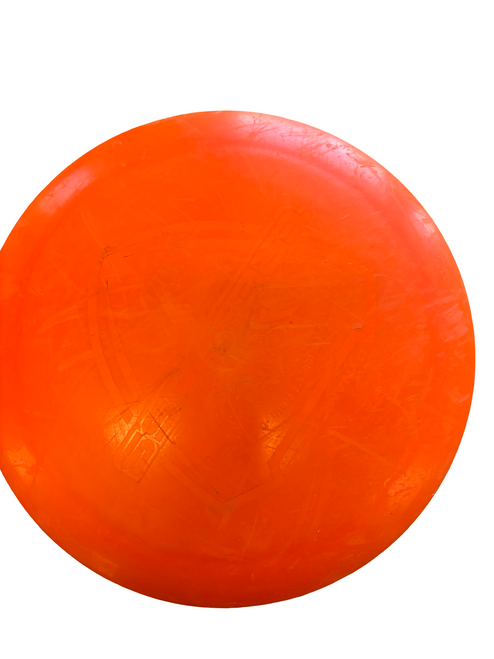 Vist Large View of Product Image Which is Used Dynamic Discs TRESPASS Disc Golf Driver Orange