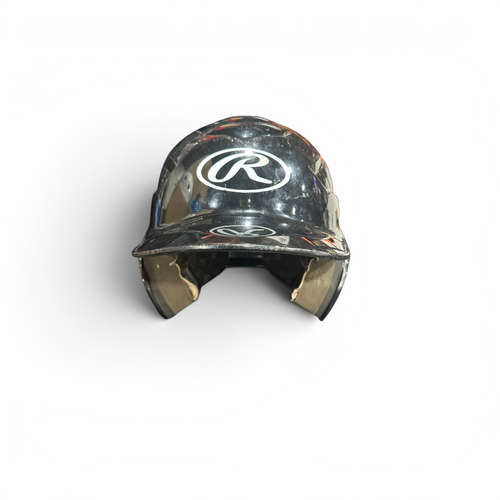 Vist Large View of Product Image Which is Used Rawlings CFBH-R1 JR Batting Helmet No Mask Black One Size