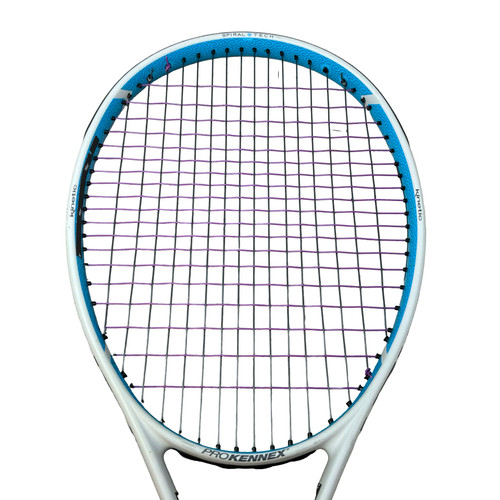 Vist Large View of Product Image Which is Used Pro Kennex KINETIC KI15 260 Adult Tennis Racquet White 4 1/2"
