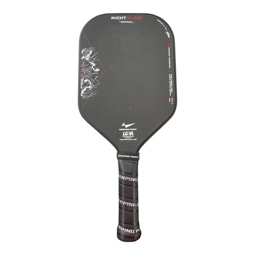 Vist Large View of Product Image Which is Used WARPING POINT NIGHT BLADE Pickleball Racquet Black