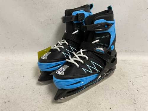 Vist Large View of Product Image Which is Used Lake Placid ADJ 2-6 Boys Softboot Skate Royal Blue Adjustable