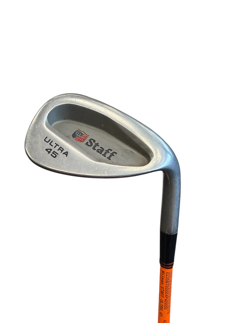 Vist Large View of Product Image Which is Used Wilson STAFF ULTRA 45 Golf Wedge Mens RH Sand Wedge