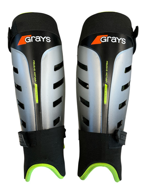 Vist Large View of Product Image Which is Used Grays Field Hockey HYPERVENT FH Shin Guards None 11"