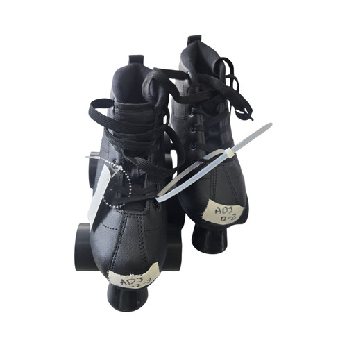 Vist Large View of Product Image Which is Used CRAZY ROCKET QUAD SKATES 12Y-2 Junior Roller Quad Skates Black Adjustable