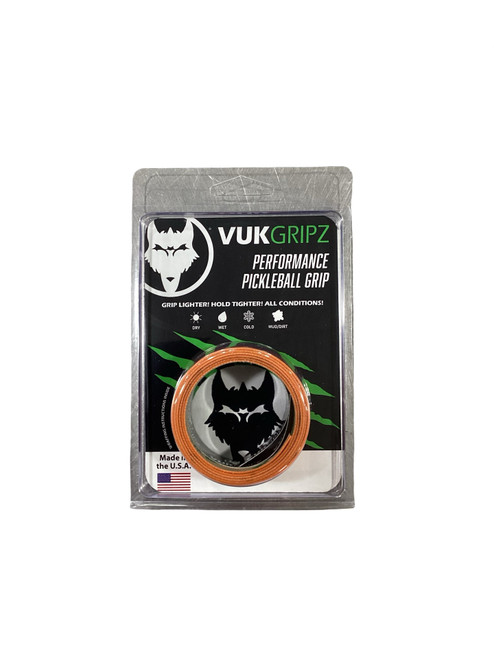 Vist Large View of Product Image Which is New VUK PICKLEBALL GRIP ORANGE
