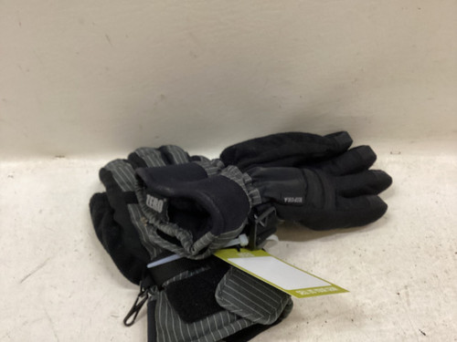 Vist Large View of Product Image Which is Used Zero Outerwear Womens Gloves Black And Grey MD