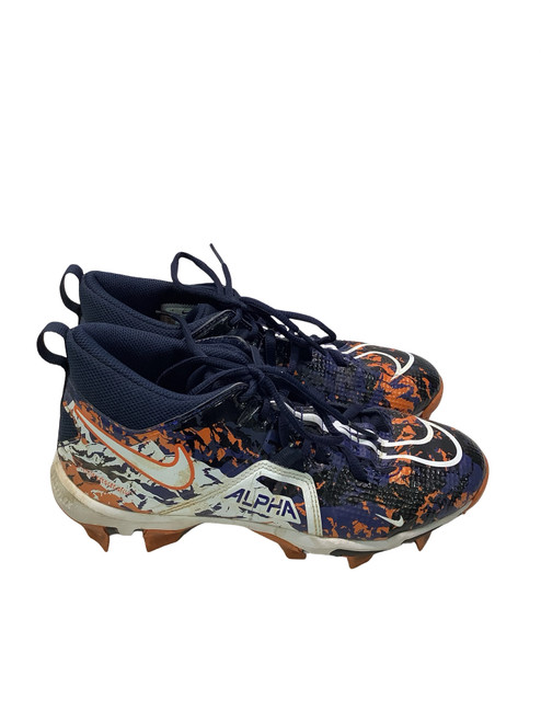 Vist Large View of Product Image Which is Used Nike Youth FB Cleats Navy Blue Youth 06.0