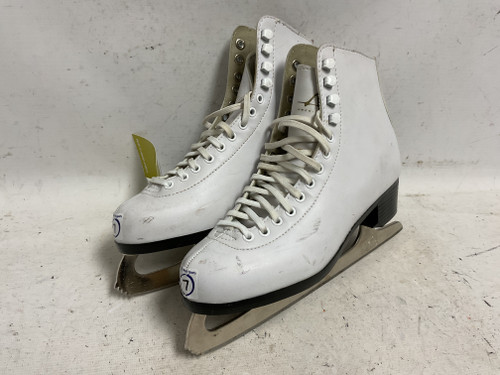 Vist Large View of Product Image Which is Used AMERICAN Women's Figure Skates White Senior 7