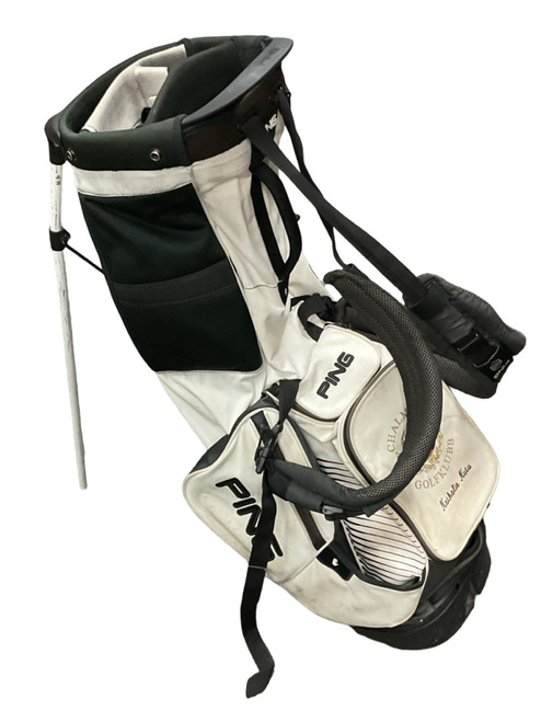 Vist Large View of Product Image Which is Used Ping 4 SERIES TOUR Mens Stand Bag White