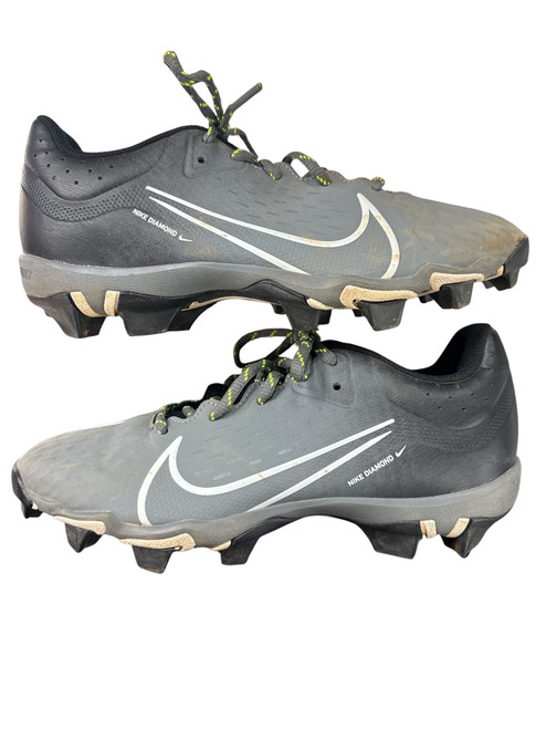 Vist Large View of Product Image Which is Used Nike DIAMOND SOFTBALL BB/SB Cleats Grey Senior 7