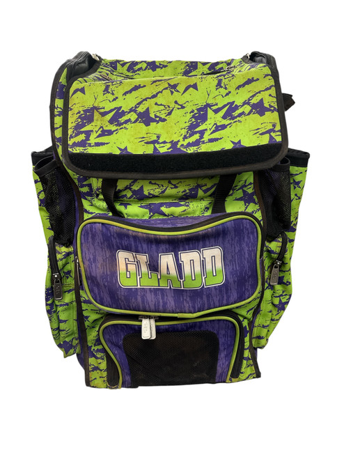 Vist Large View of Product Image Which is Used BoomBah BASEBALL BAT BAG WHEELED BB/SB Player Wheeled Bag Green