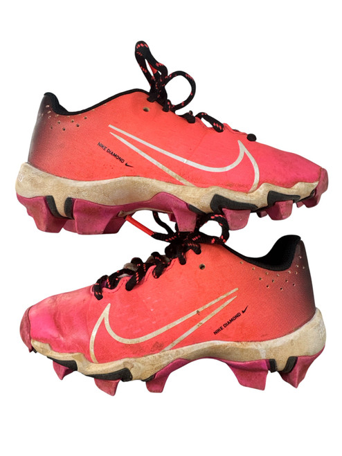 Vist Large View of Product Image Which is Used Nike DIAMOND BB/SB Cleats Pink Youth 11.0