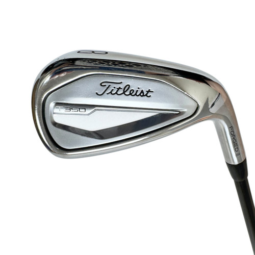 Vist Large View of Product Image Which is Used Titleist T350 Men's RH 8 Iron Senior Flex Graphite Shaft