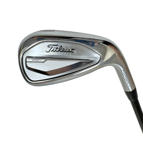 Vist Large View of Product Image Which is Used Titleist T350 Men's RH 9 Iron Senior Flex Graphite Shaft