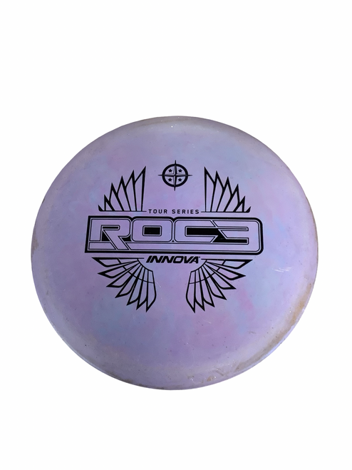Vist Large View of Product Image Which is Used Innova ROC 3 Disc Golf Mid Range Purple