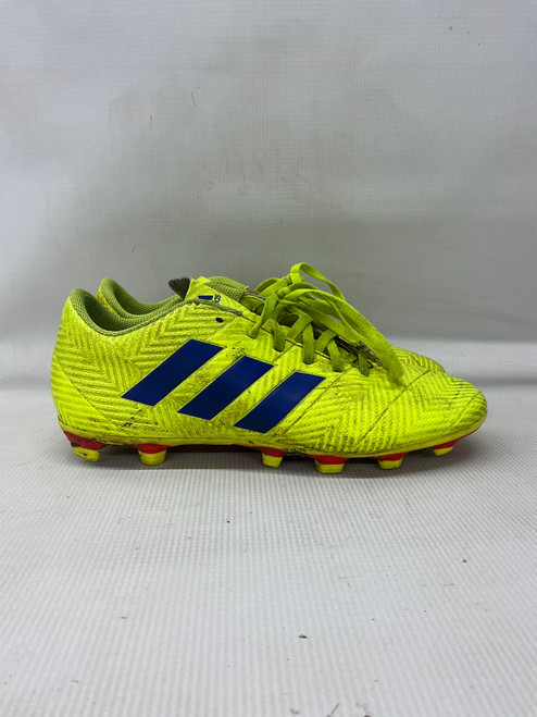 Vist Large View of Product Image Which is Used Adidas NEMISIS Soccer Cleats Yellow Senior 7