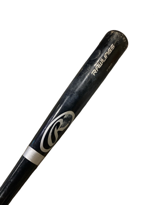 Vist Large View of Product Image Which is Used Rawlings PRO BB/SB Wood Bat Black 31"
