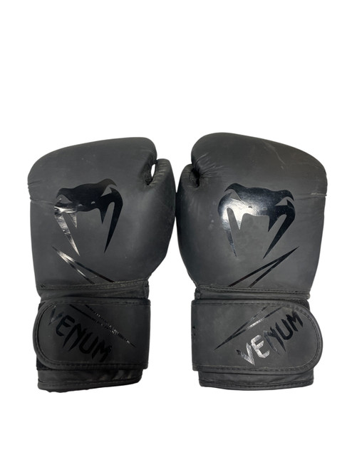Vist Large View of Product Image Which is Used Venum Boxing Gloves Black LG