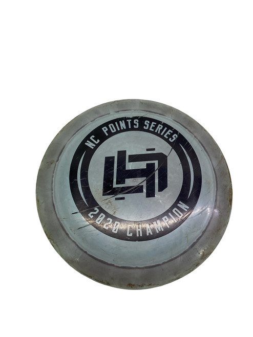Vist Large View of Product Image Which is Used Discraft NUKE Disc Golf Driver Grey