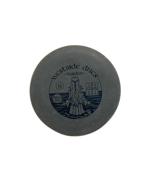 Vist Large View of Product Image Which is Used Westside BT Soft Maiden 175g Disc Golf Putter Grey