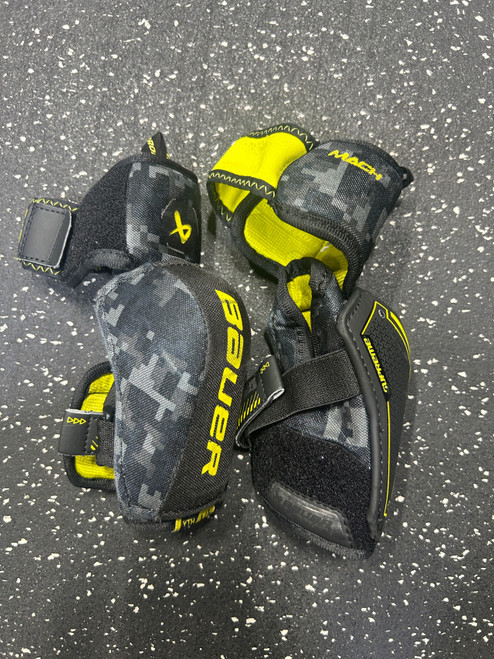 Vist Large View of Product Image Which is Used Bauer MACH Youth Elbow Pads LG