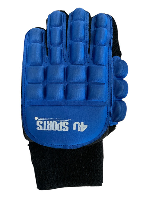 Vist Large View of Product Image Which is Used 4U SPORTS GLOVE FH Gloves Royal Blue 10"