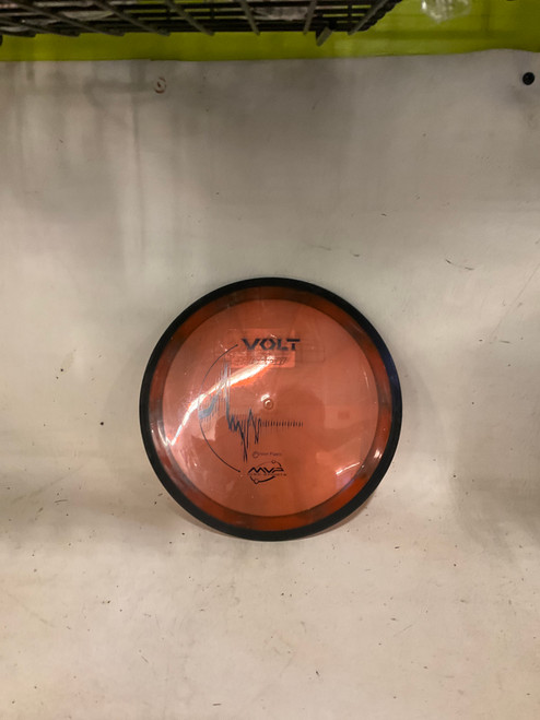 Vist Large View of Product Image Which is Used MVP VOLT Disc Golf Driver Orange