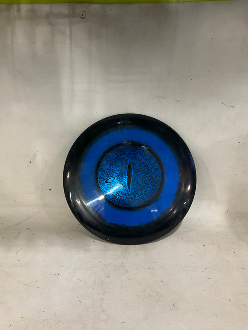 Vist Large View of Product Image Which is Used Latitude 64 ROYAL GRAND RIVE RAPTOR EYE Disc Golf Driver Navy Blue
