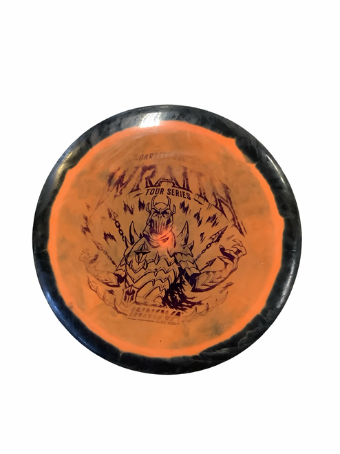 Vist Large View of Product Image Which is Used Innova GARRETT GURTHIE WRAITH Disc Golf Putter Orange