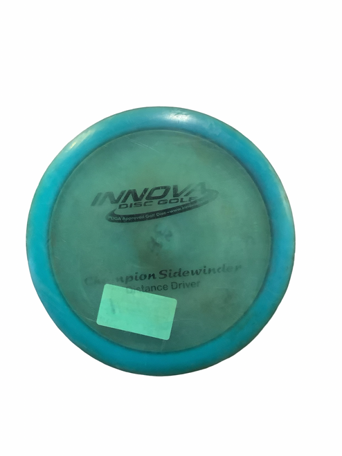 Vist Large View of Product Image Which is Used Innova CHAMPION SIDEWINDER Disc Golf Driver Royal Blue