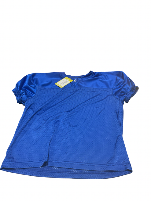 Vist Large View of Product Image Which is Used Champro PRACTICE JERSEY FB Top Adult Navy Blue MD