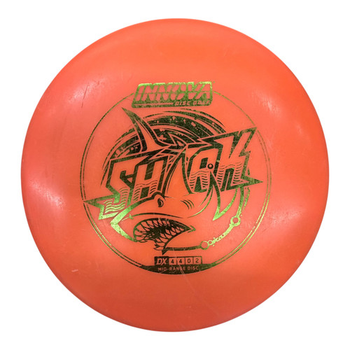 Vist Large View of Product Image Which is Used Innova SHARK Disc Golf Mid Range Orange 150g