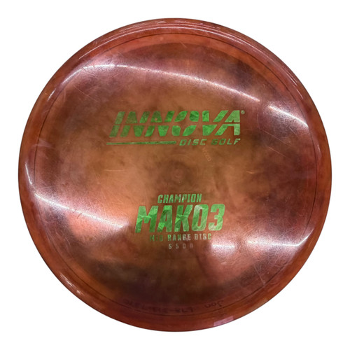 Vist Large View of Product Image Which is Used Innova CHAMPION MAKO3 Disc Golf Putter Brown 180g