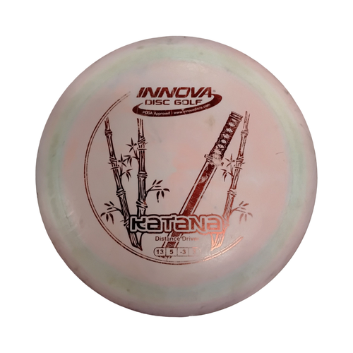 Vist Large View of Product Image Which is Used Innova KATANA Disc Golf Driver Pink 165g