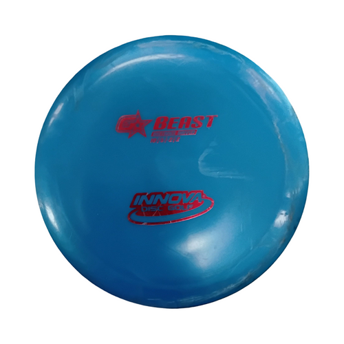 Vist Large View of Product Image Which is Used Innova GSTAR BEAST Disc Golf Driver Royal Blue 174g