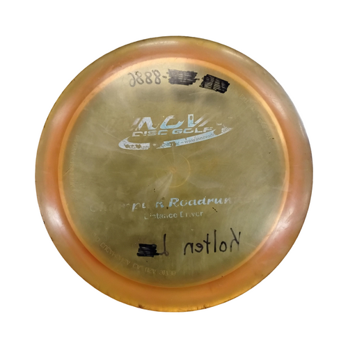 Vist Large View of Product Image Which is Used Innova CHAMPION ROADRUNNER Disc Golf Driver Orange 168g