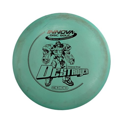 Vist Large View of Product Image Which is Used Innova DX DESTROYER Disc Golf Driver Turquoise 170g