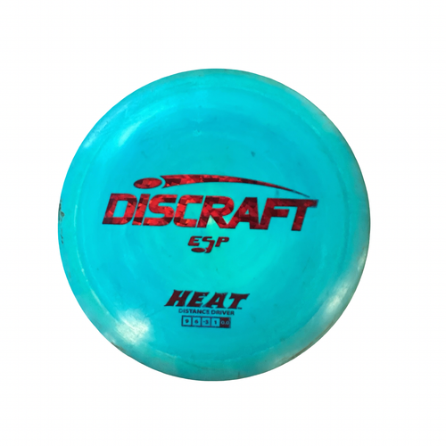 Vist Large View of Product Image Which is Used Discraft ESP HEAT Disc Golf Driver Teal