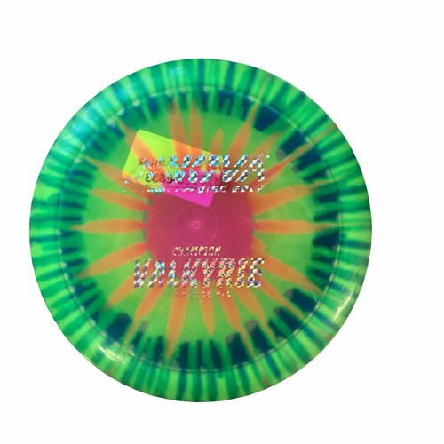 Vist Large View of Product Image Which is Used Innova VALKRIE Disc Golf Driver Green