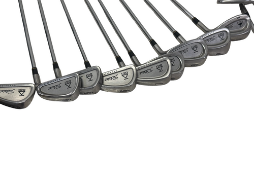 Vist Large View of Product Image Which is Used Titleist DCI OVERSIZE + Mens Golf Iron Set RH 3I-PW + DCI 962 SW w/ Tri-Spec R-Flex Shafts - Standard
