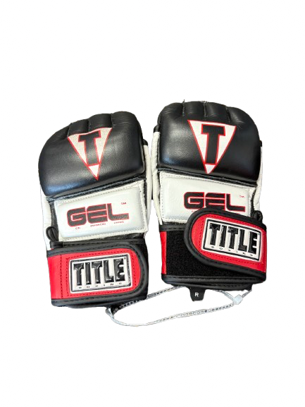 Vist Large View of Product Image Which is Used Title Martial Arts Gloves White/Black/Red Senior