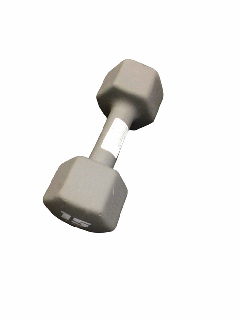 Vist Large View of Product Image Which is Used Hex Dumbbell (Each) 15 lb