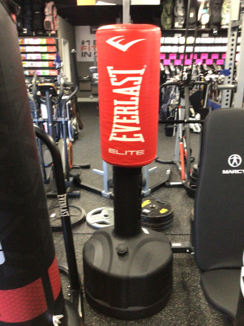 Vist Large View of Product Image Which is Used Everlast ELITE RED Boxing Heavy Bag Red 40 lb