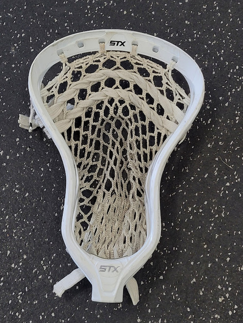 Vist Large View of Product Image Which is Used STX 1K Mens Lacrosse Head White